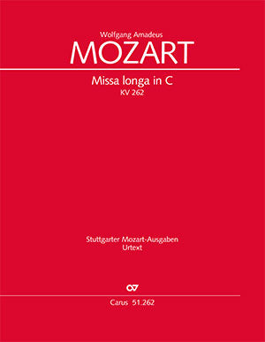 Missa longa in C, KV 262 [score]