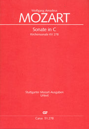 Sonate in C, KV 278 [score]