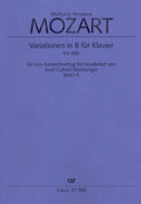 Thema mit Variationen in B, KV 500