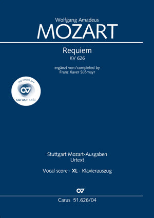 Requiem, KV 626（Süssmayr版）（ヴォーカル・スコア、拡大文字版）