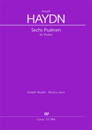 Sechs Psalmen Hob. XXIII Anhang (Score)