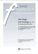 Drei Gesänge für 3stg Frauenchor