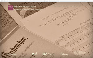 Reger Edition of Work, series 2, vol. 8: Works for mixed voice unaccompanied choir I (1890–1902)