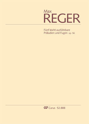 Fünf leicht ausführbare Präludien und Fugen, op. 56