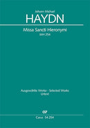 Missa Sancti Hieronymi, MH 254 (Score)