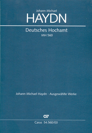 Deutsches Hochamt, MH 560（ヴォーカル・スコア）