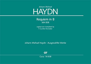 Requiem in B, MH 838 [score]