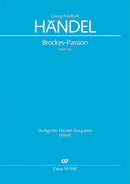 Brockes-Passion. "Der für die Sünde der Welt gemarterte und sterbende Jesu", HWV 48 (Score)