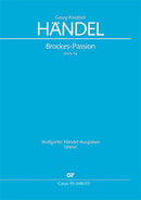 Brockes-Passion. "Der für die Sünde der Welt gemarterte und sterbende Jesu", HWV 48（ヴォーカル・スコア）