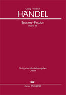 Brockes-Passion. "Der für die Sünde der Welt gemarterte und sterbende Jesu", HWV 48（ポケットスコア）