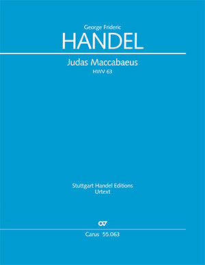 Judas Maccabaeus [score]