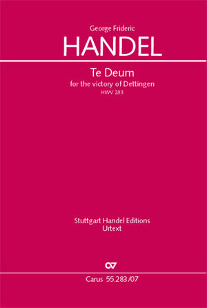 Te Deum for the Victory of Dettingen, HWV 283（ポケットスコア）
