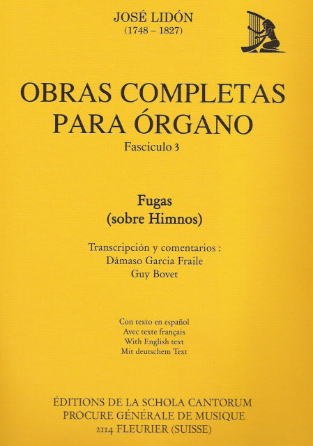 Obras completas para organo (transcr. Guy Bovet), 3