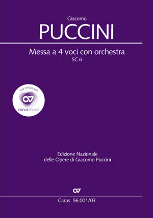 Messa a 4 voci con orchestra, SC 6（ヴォーカル・スコア）