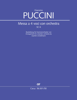 Messa a 4 voci con orchestra (Messa di Gloria) [score]