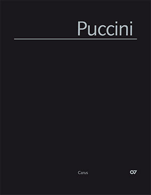 Edizione Nazionale delle Opere di Giacomo Puccini. II. Instrumentalmusik, 1. Werke für Orchester (Bd. II/1)