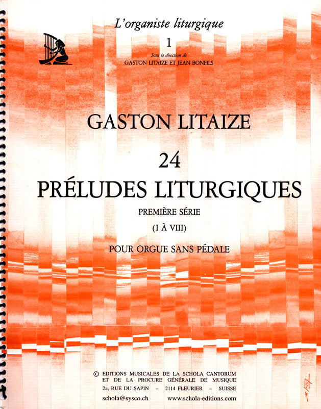 24 Préludes liturgiques, 1 (from 1 to 8)