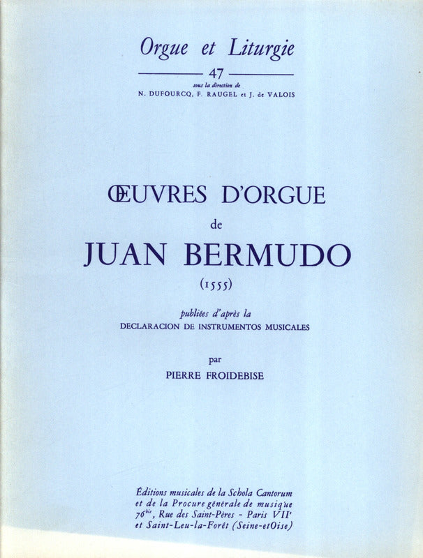 Oeuvres d’orgue