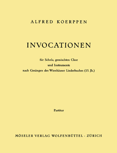 Invocationen (score)