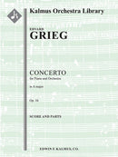 Concerto for Piano in A minor, Op. 16（スコアとパート譜セット）