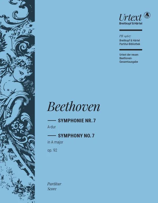 Symphonie = Symphony No. 7 in A major, Op. 92 (Herttrich校訂) [full score]