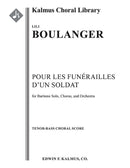 Pour les Funerailles d'un Soldat (T/B Choral Score)