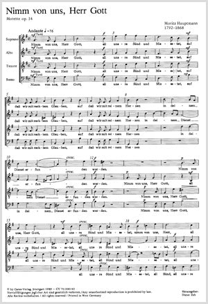 Nimm von uns, Herr Gott, op. 34