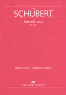 Intende voci, D 963 (Score)