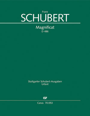 Magnificat in C, D 486 [score]