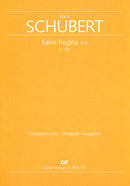 Salve Regina in B, D 106 (Score)