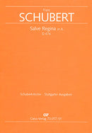 Salve Regina in A, D 676 (Score)