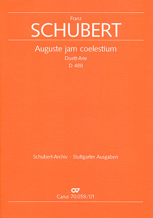 Auguste jam coelestium, D 488 (Score)