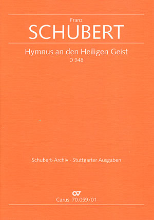 Hymnus an den Heiligen Geist, D 948 [score]