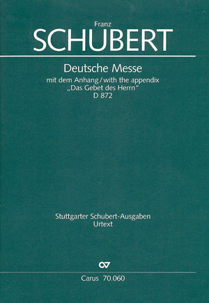 Deutsche Messe, D 872 [score]