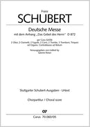 Deutsche Messe, D 872（合唱楽譜）