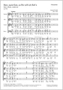 Herr, mein Gott, zu Dir will ich flehn / Slys, o Boze, volani me, op. 99, 6（合唱楽譜）