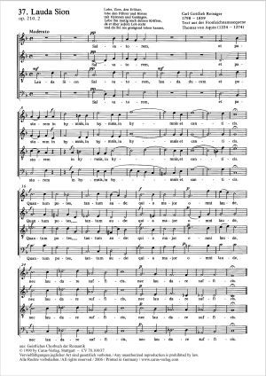 Lauda Sion, op. 210, 2