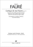 Cantique de Jean Racine, op. 11（オルガン伴奏）