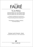 Tu es Petrus [score for choir and organ]