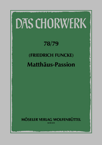 Matthäus-Passion (score)