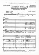 Laudes Organi (choral score)