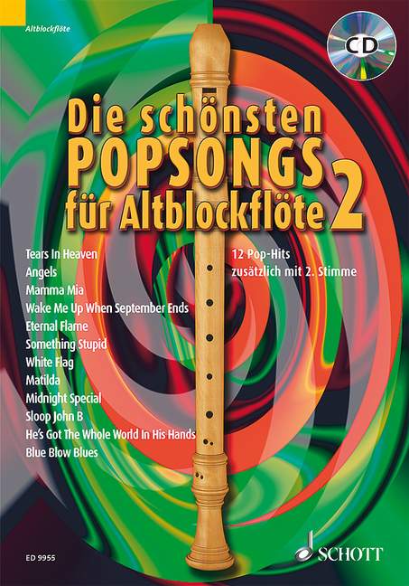 Die schönsten Popsongs für Alt-Blockflöte, vol. 2