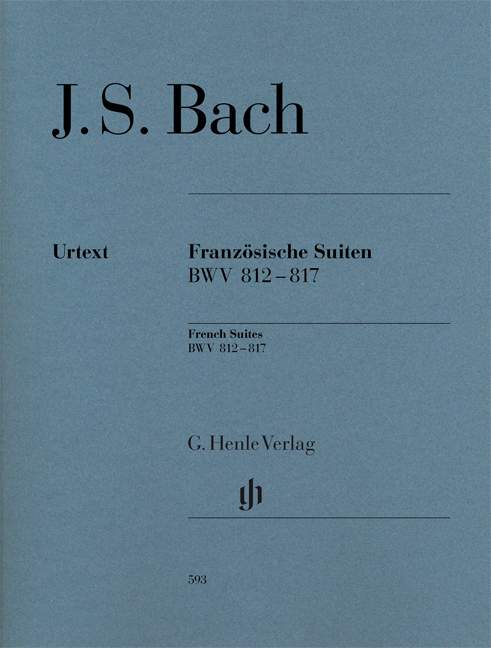 French Suites BWV 812-817（運指あり・ソフトカバー）