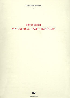 Magnificat Octo Tonorum (CONVIVIVM MVSICVM, Bd.1)