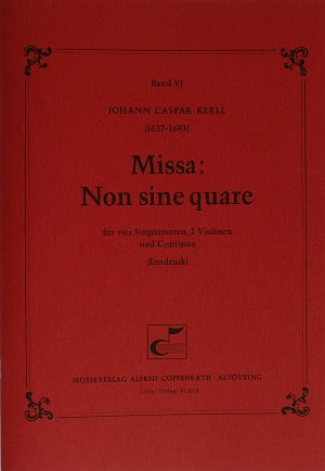 Missa: Non sine quare [score]
