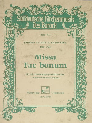 Missa Fac bonum (Score)