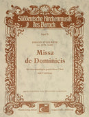 Missa de Dominicis (Score)