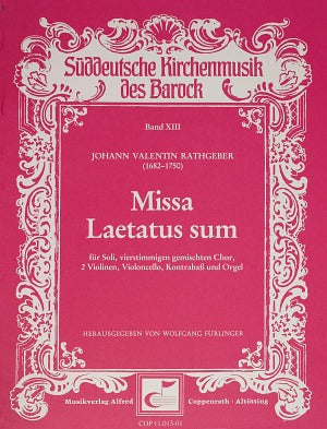 Missa Laetatus sum [score]
