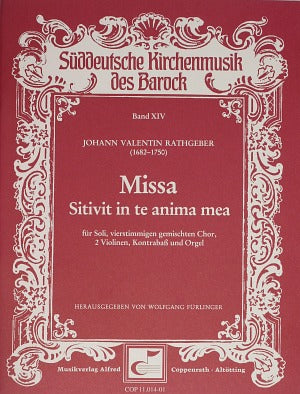 Missa Sitivit in te anima mea [score]