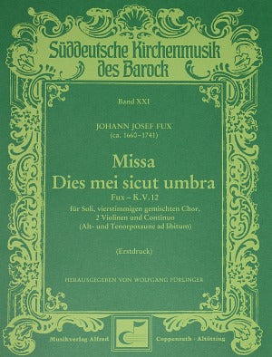 Missa Dies mei sicut umbra, KV 12 (Score)